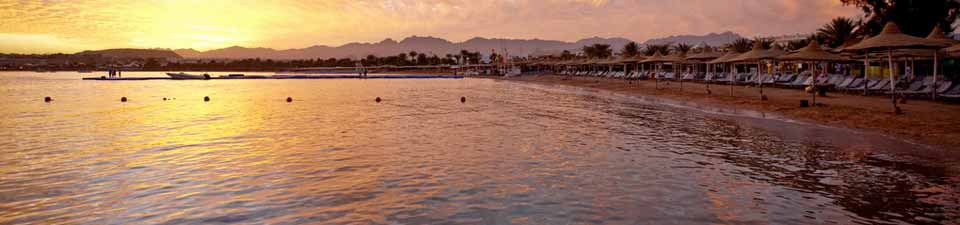 Sonnenuntergang in der Naama Bay, dem Herzen Sharm El Sheikhs